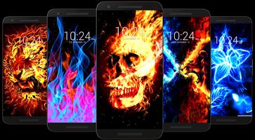 برنامه‌نما Fire Wallpaper عکس از صفحه