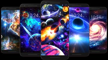 Space & Galaxy Wallpaper HD পোস্টার