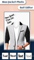 Man Jacket Photo Editor 2019 تصوير الشاشة 1