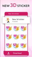 3D Stickers for whatsapp - NEW WAStickerApps Free capture d'écran 1