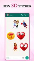 3D Stickers for whatsapp - NEW WAStickerApps Free скриншот 2