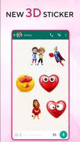 3D Stickers for whatsapp - NEW WAStickerApps Free ภาพหน้าจอ 2