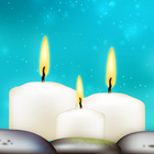 آیکون‌ شمعهای آرامش بخش: مدیتیشن