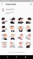 Sticker BTS Terbaru for WAStickerApps ảnh chụp màn hình 3