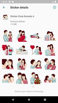 Romantic Love Sticker for WAStickerApps poster