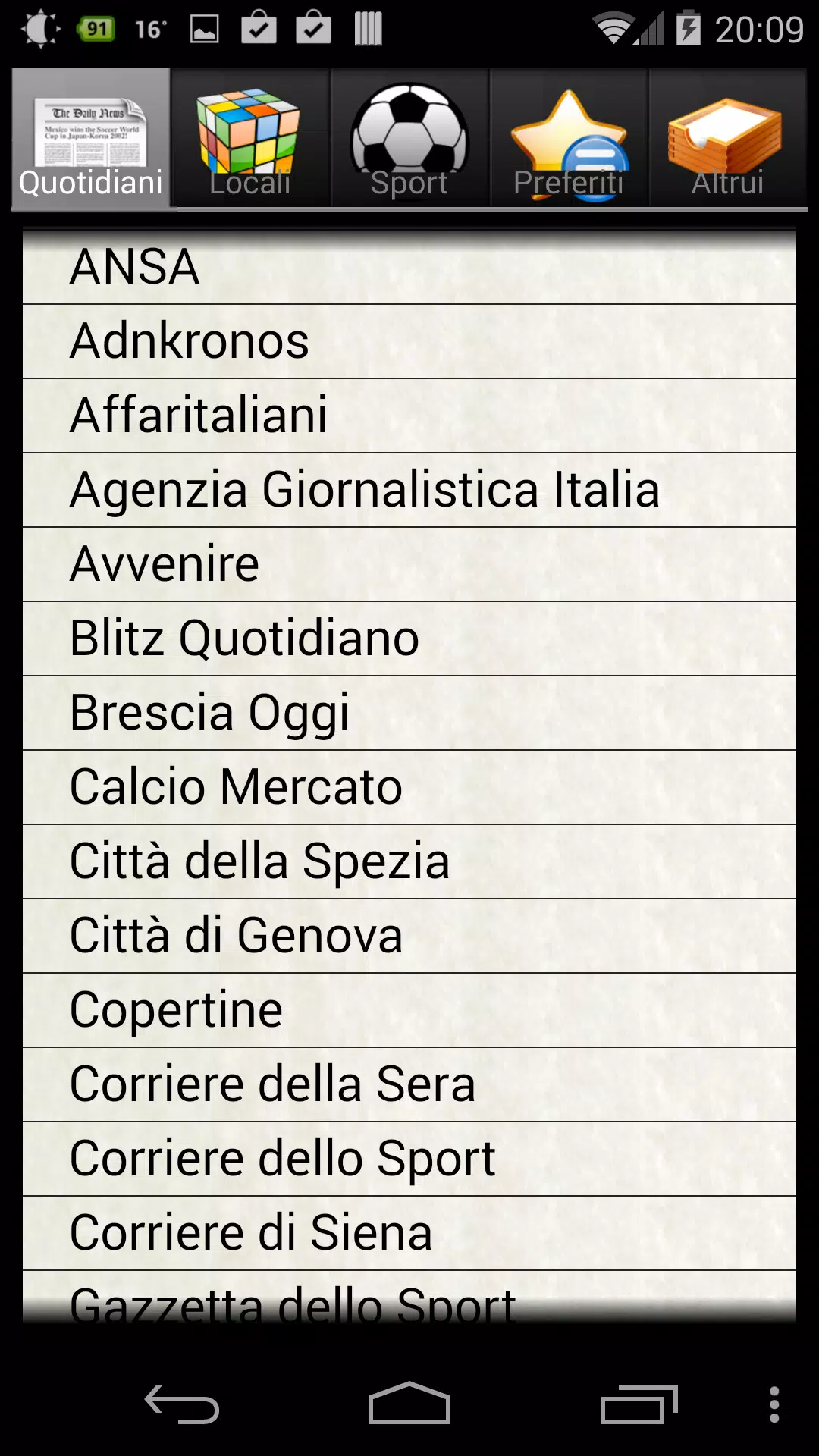 Quotidiani e Giornali Italiani APK for Android Download