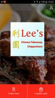 LEE'S Chinese Takeaway Affiche