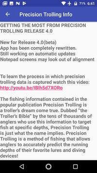 Precision Trolling Data 截图 1