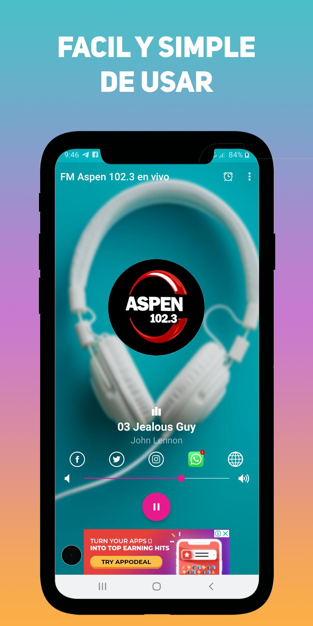 Radio FM Aspen 102.3 APP APK للاندرويد تنزيل
