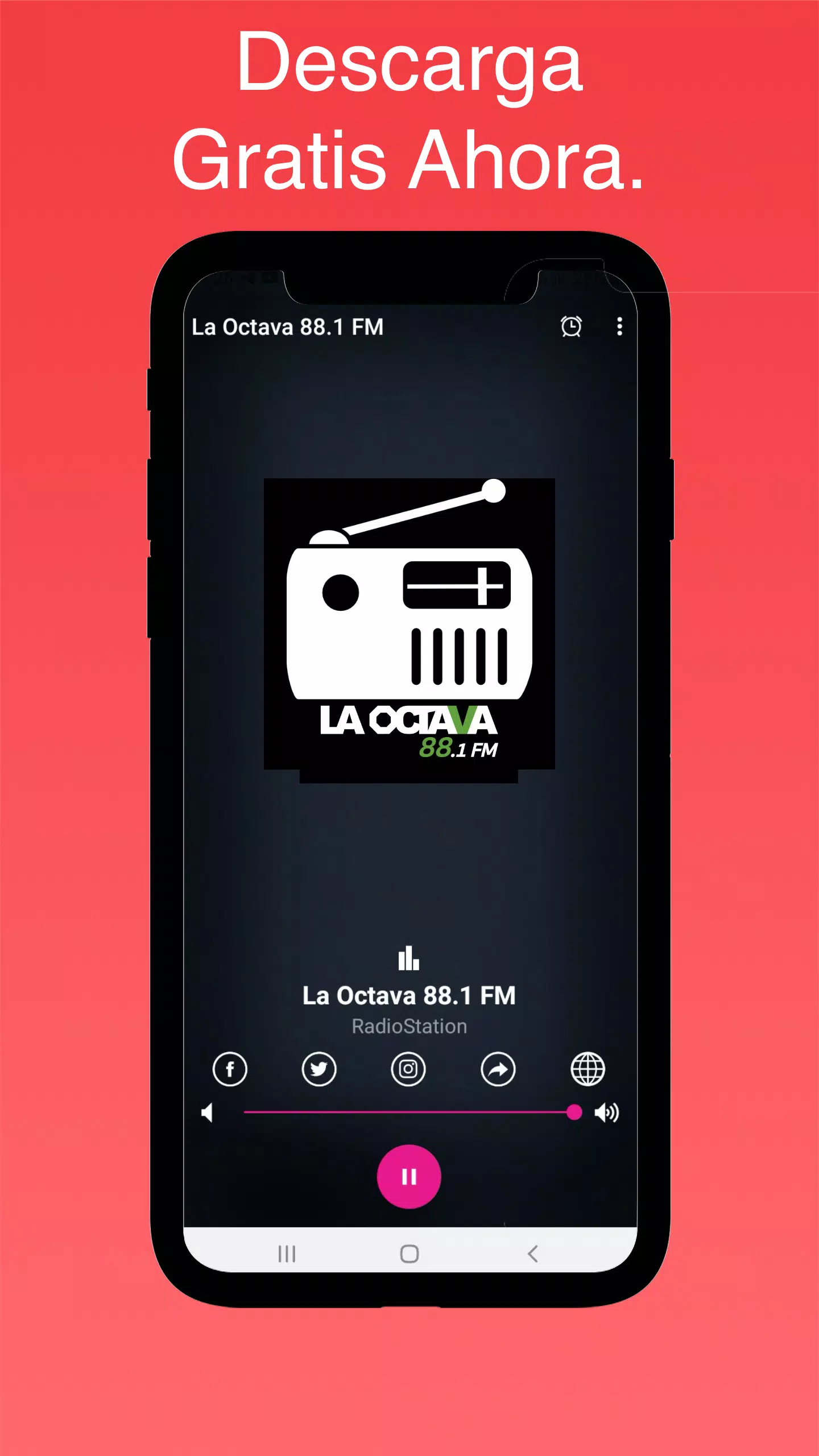 Descarga de APK de Radio La Octava 88.1 FM para Android