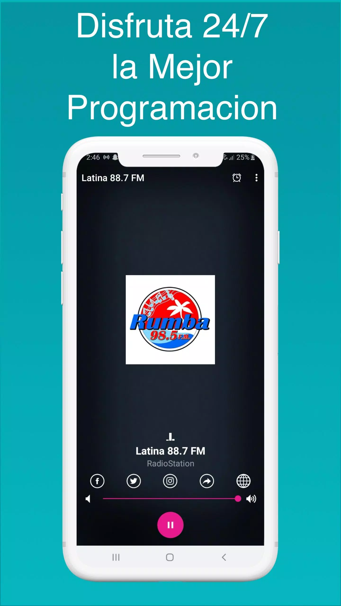 Radio Rumba 98.5 FM APP APK voor Android Download
