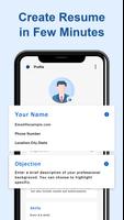 Resume Builder CV Resume Maker screenshot 1