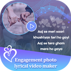 My Engagement Photo Lyrical Video Status Maker icône