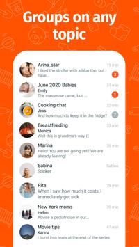 Pregnancy tracker and chat support for new moms 截图 3