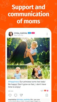 Pregnancy tracker and chat support for new moms 截图 1
