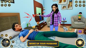 Mom Simulator Family Games 3D Affiche
