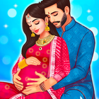 Indian Fashion Mom Baby Shower 图标