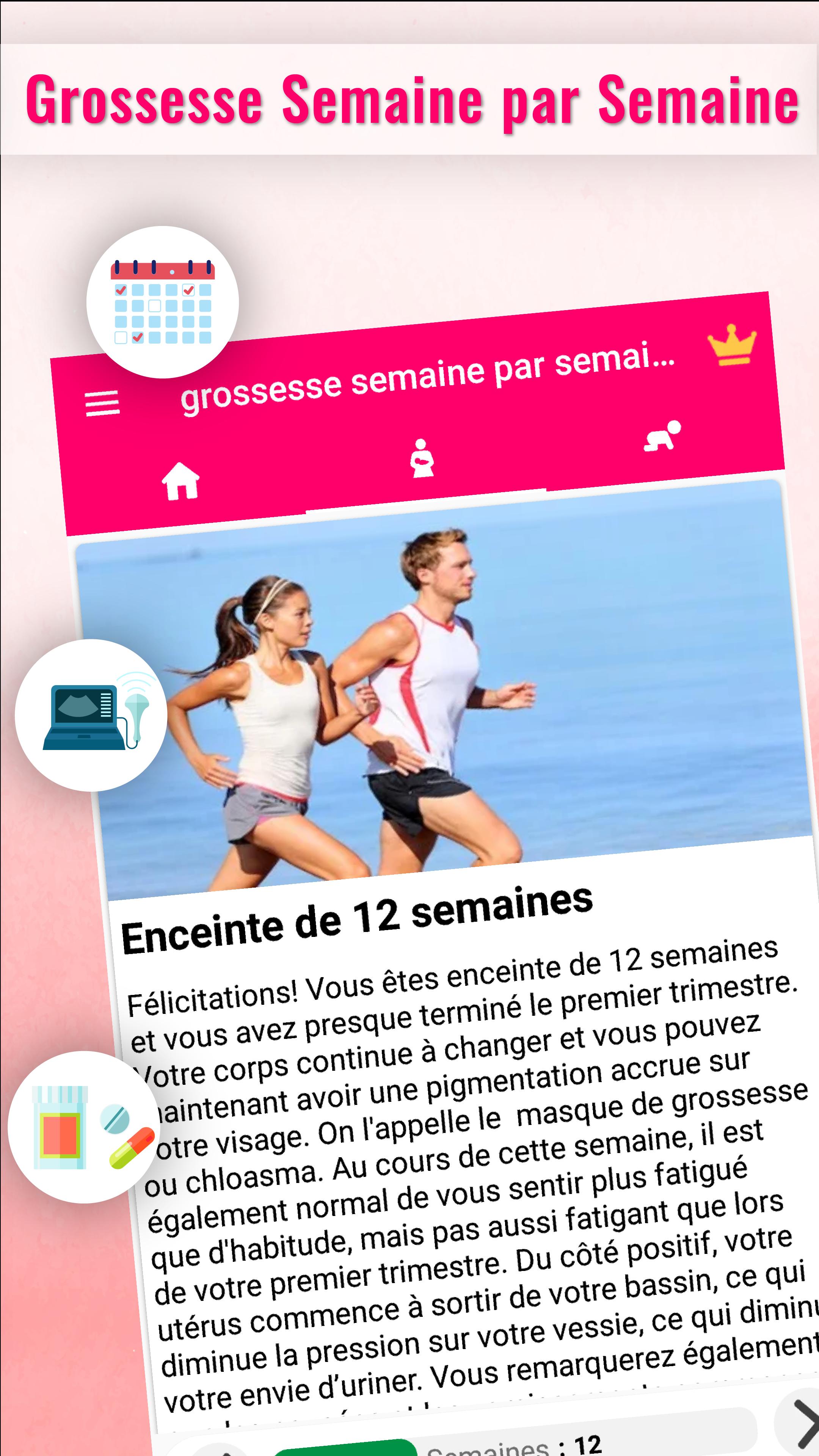 Calendrier Grossesse Calcul Grossesse Et Suivi Pour Android