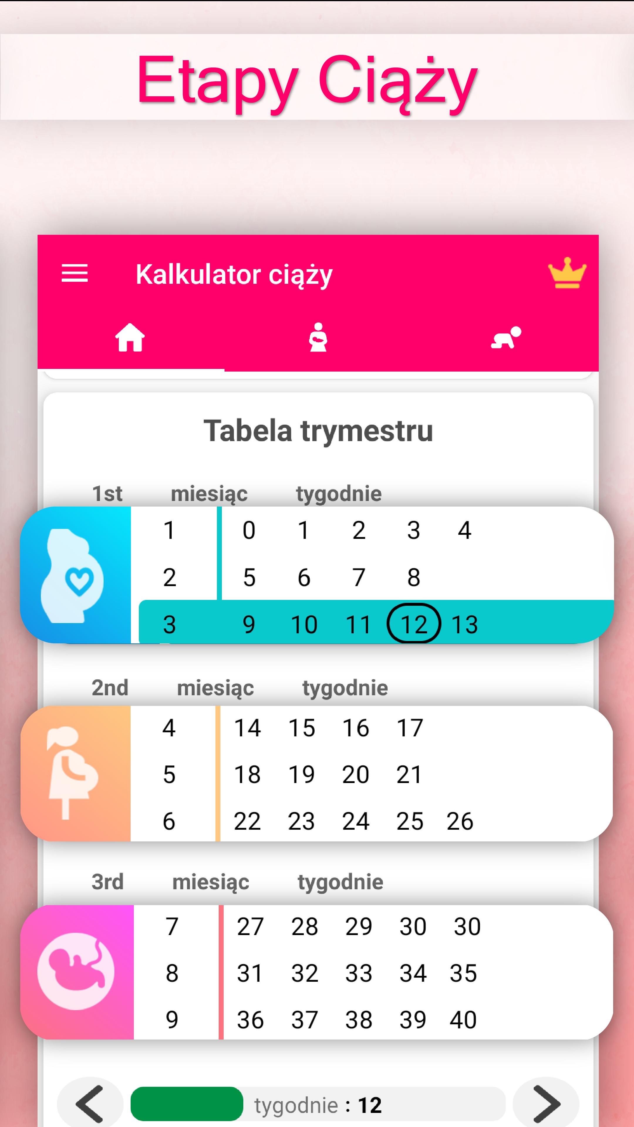 Kalendarz Ciazy Kalkulator Tygodni Ciazy For Android Apk Download kalendarz ciąży zdjęcia