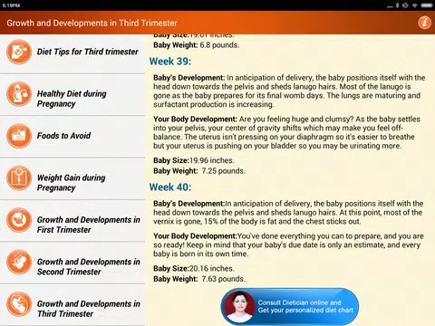 Screenshot 15 for Pregnancy Tips Diet Nutrition