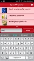 Signs of Pregnancy Guide poster