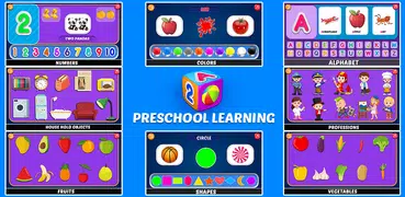 Learn ABC, Numbers, Colors and