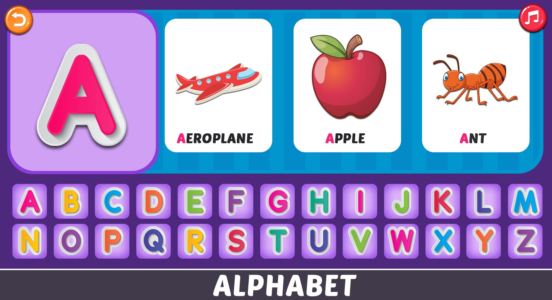 Learn ABC, Numbers, Colors and Shapes for Kids for Android - APK Download