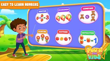 Math for Kids – Addition, Subt Plakat