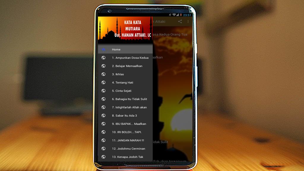 Kumpulan Kata Kata Mutiara Hanan Attaki Lc For Android Apk