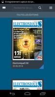 Magazine ElectroniqueS poster