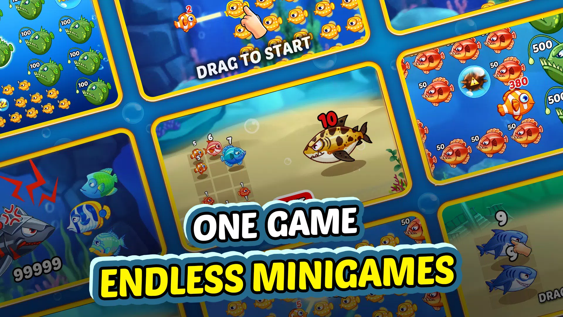 Fish Dash: 大鱼吃小鱼