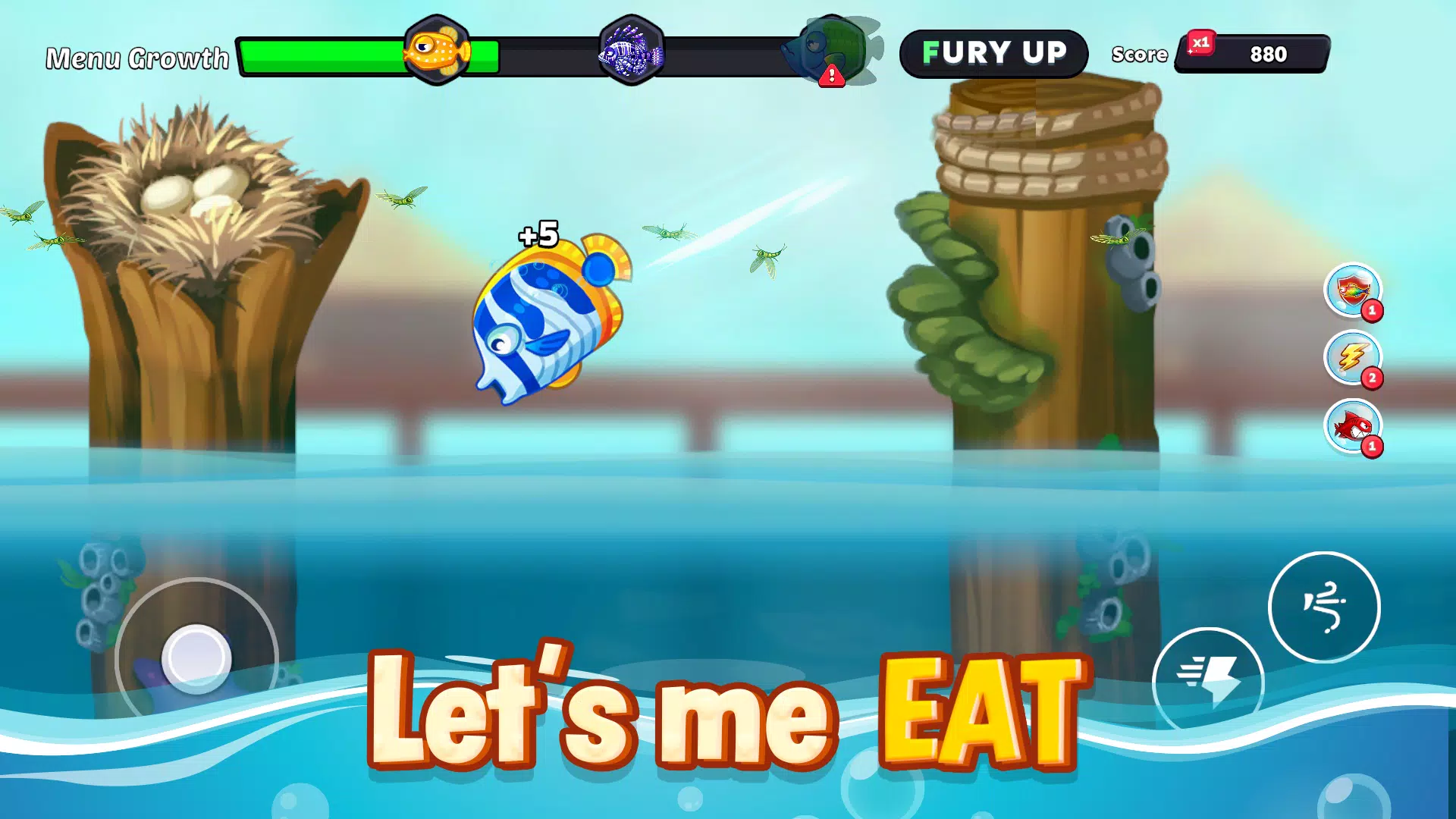 Fish Dash: 大鱼吃小鱼