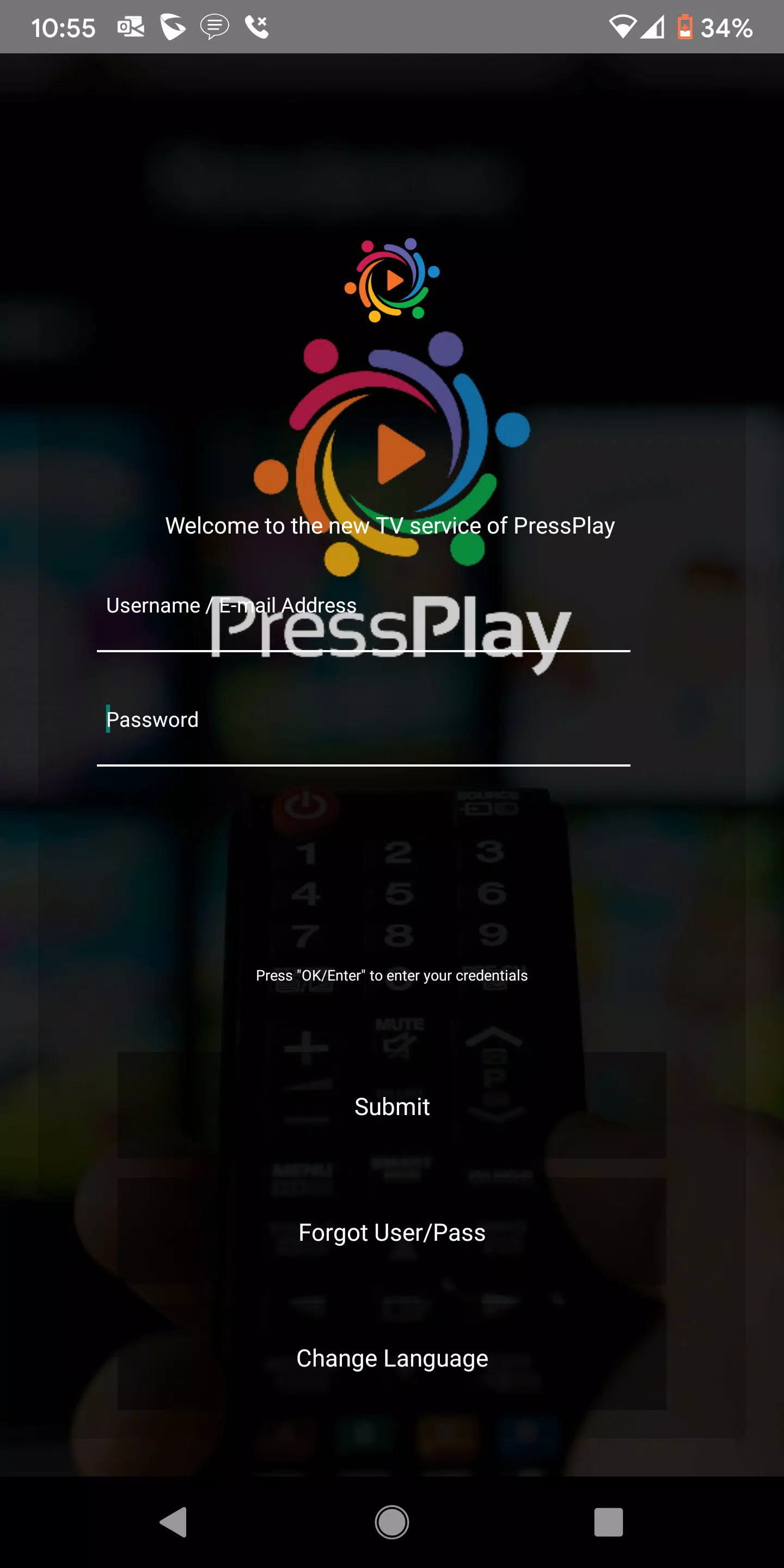 Download do APK de Press Play Tv para Android