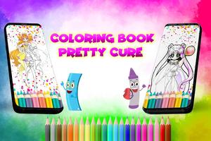 Coloring Pretty Cure syot layar 1