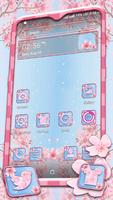 Cherry Blossom Spring Theme Affiche