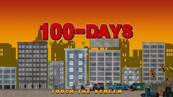 100 DAYS - Zombie Survival Plakat