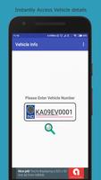 RTO Vehicle Registration Information App India Affiche