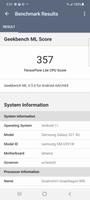 Geekbench ML screenshot 2