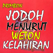 Primbon Jodoh Menurut Weton Ke