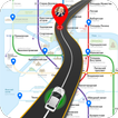 Routenfinder- Kartennavigation