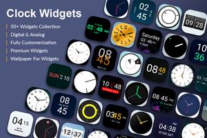 Clock Widget Pro الملصق