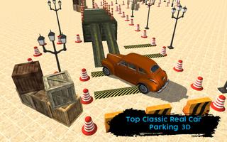 Top Classic Real Car Parking 3D poster