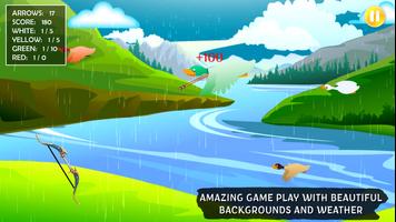 Archery Duck Hunting 2D Challenge تصوير الشاشة 1