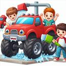 Monster Trucks: Car Wash Games APK
