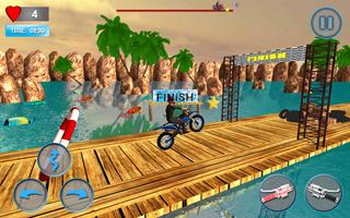 Tricky Moto Bike Trail Real Stunts Rider Plakat