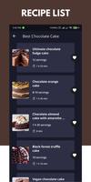 Chocolate Cake Recipes capture d'écran 2