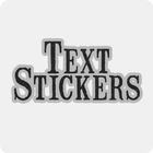 Text Stickers ikona