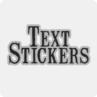 Text Stickers icône