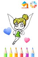 Princess Coloring Book Glitter captura de pantalla 1