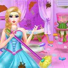 Princess House Cleaning Game आइकन